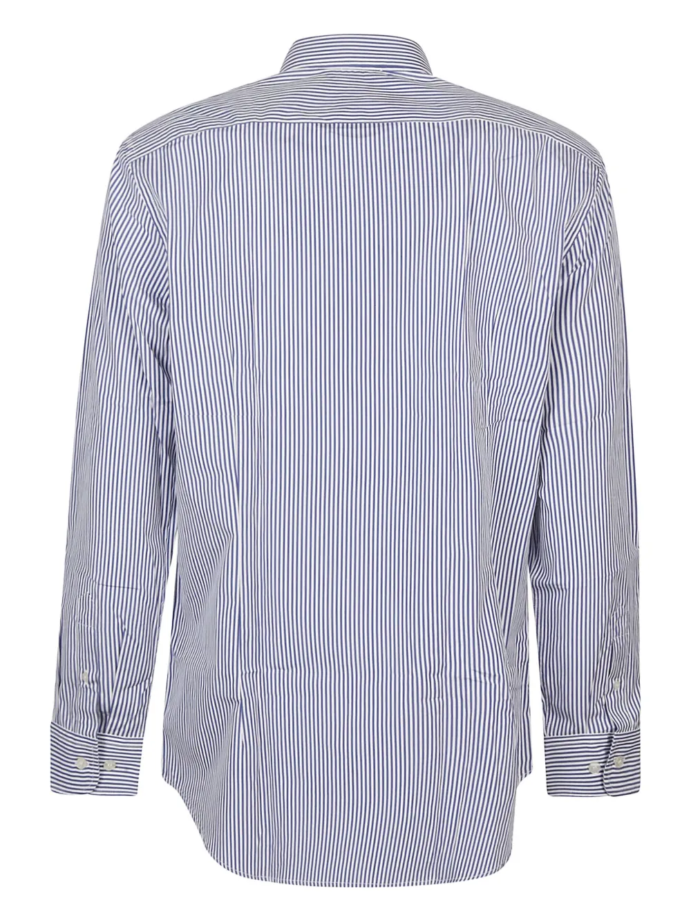 ETRO stripe-pattern cotton shirt - Blauw
