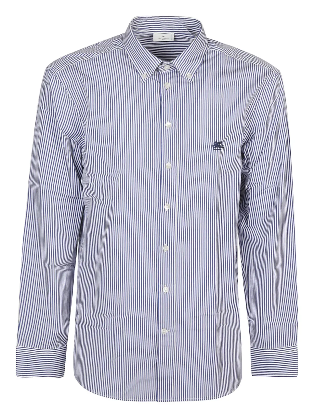 ETRO stripe-pattern cotton shirt | Blue | Image 1