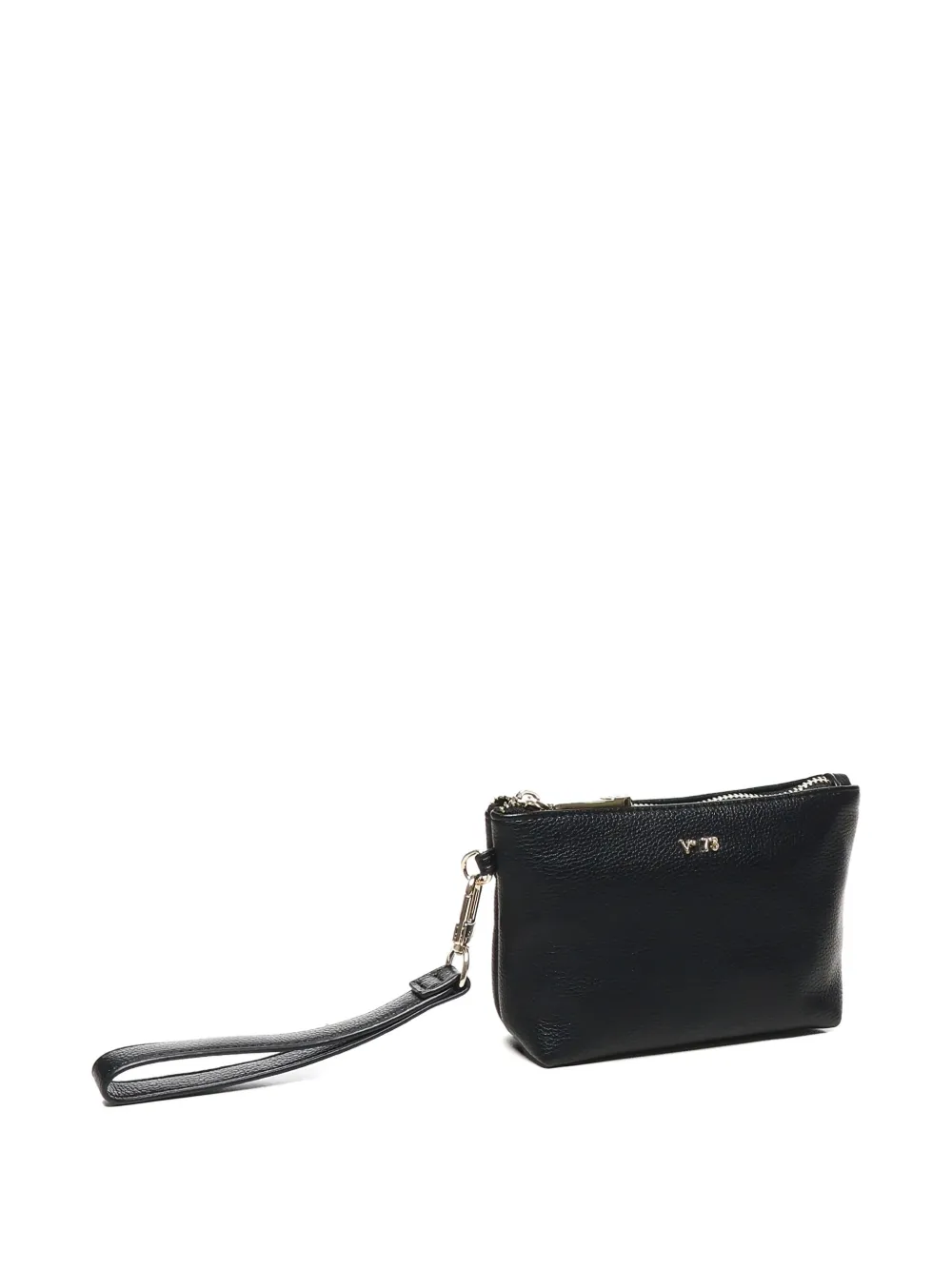 V73 Logo-lettering Clutch Bag In Black