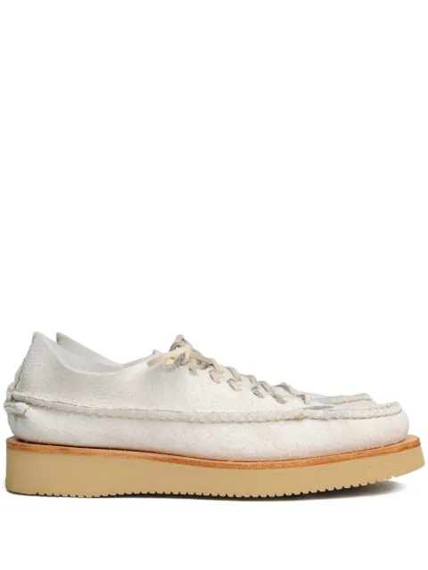 Yuketen suede lace-up shoes