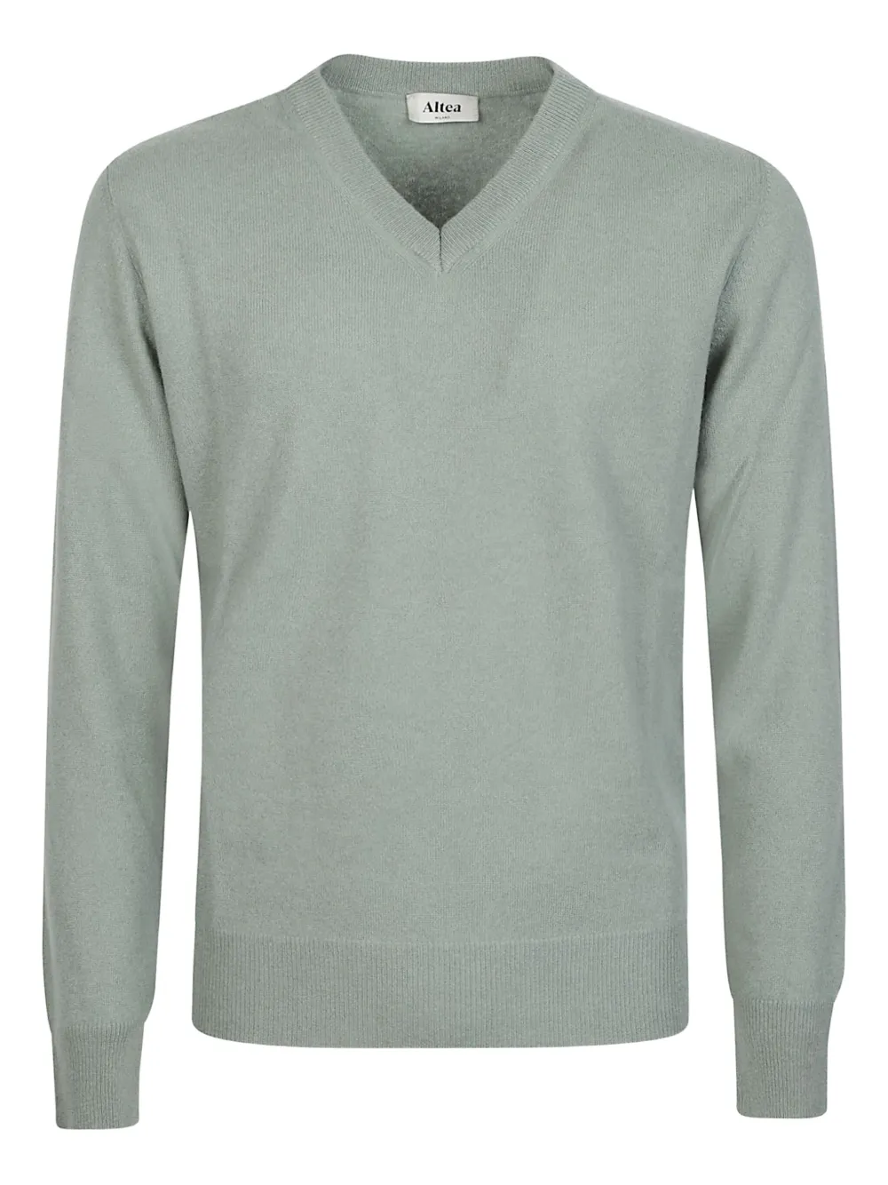 Altea V-neck cashmere sweater | Green | Image 1