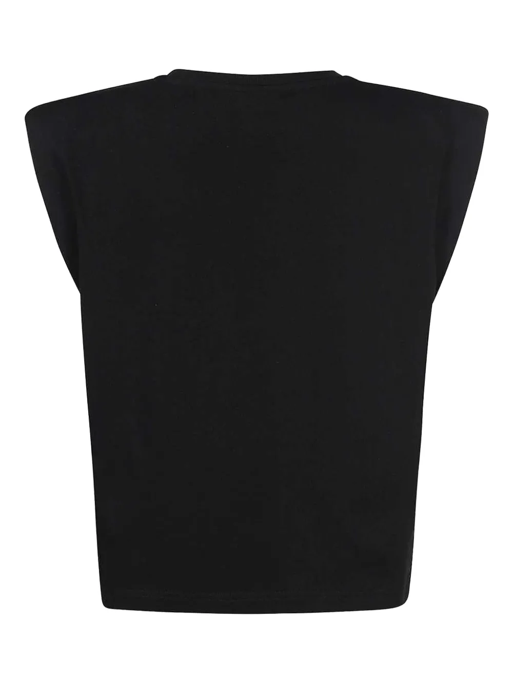 Vision Of Super Flame-print Sleeveless Top In Black