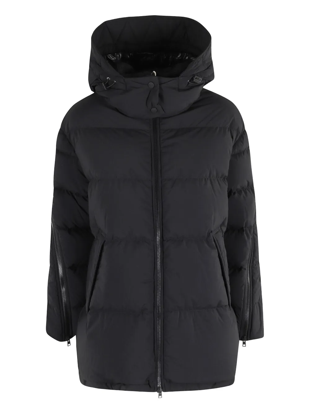 Herno hodded padded coat | Black | Image 1