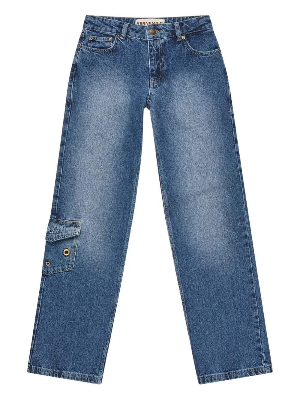 Kerne.Milk Ally cargo-pocket jeans | Blue | Image 1