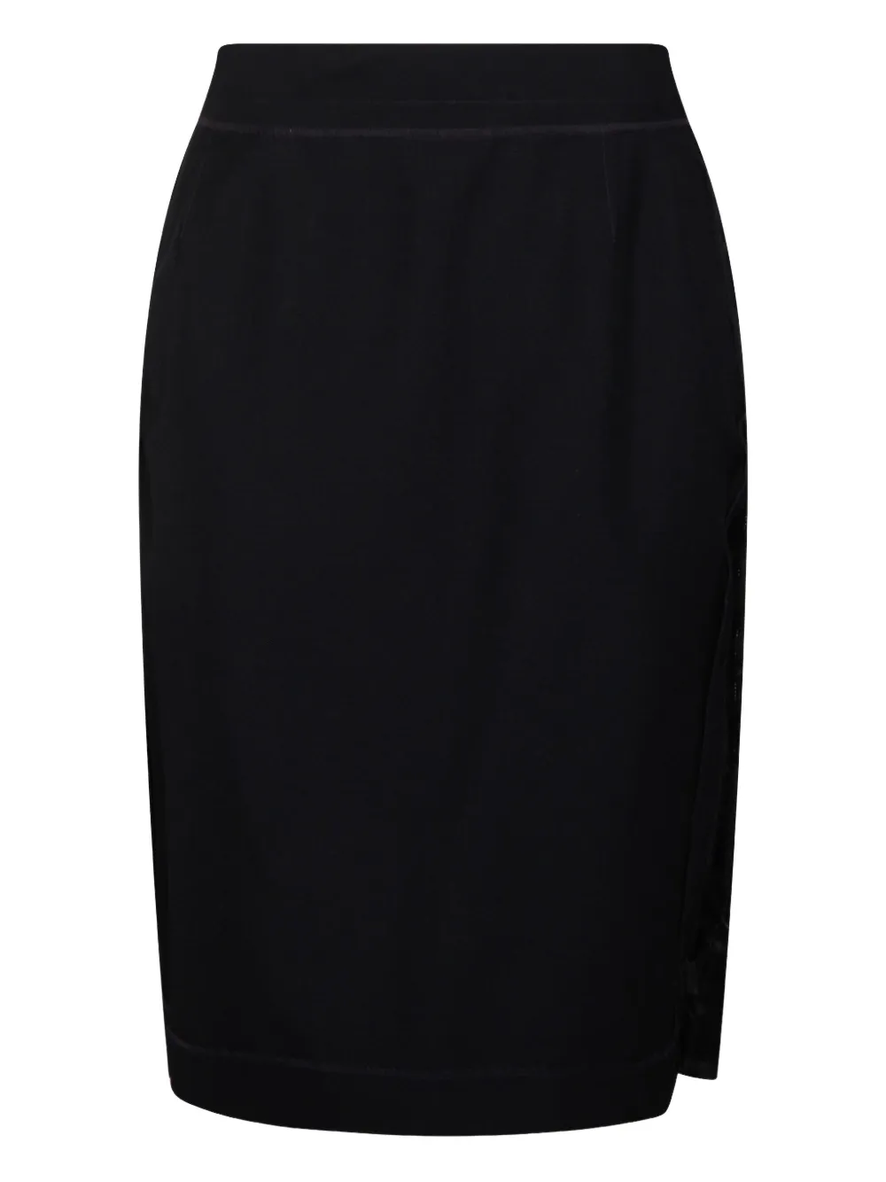 Maison Margiela cotton pencil skirt - Bruin