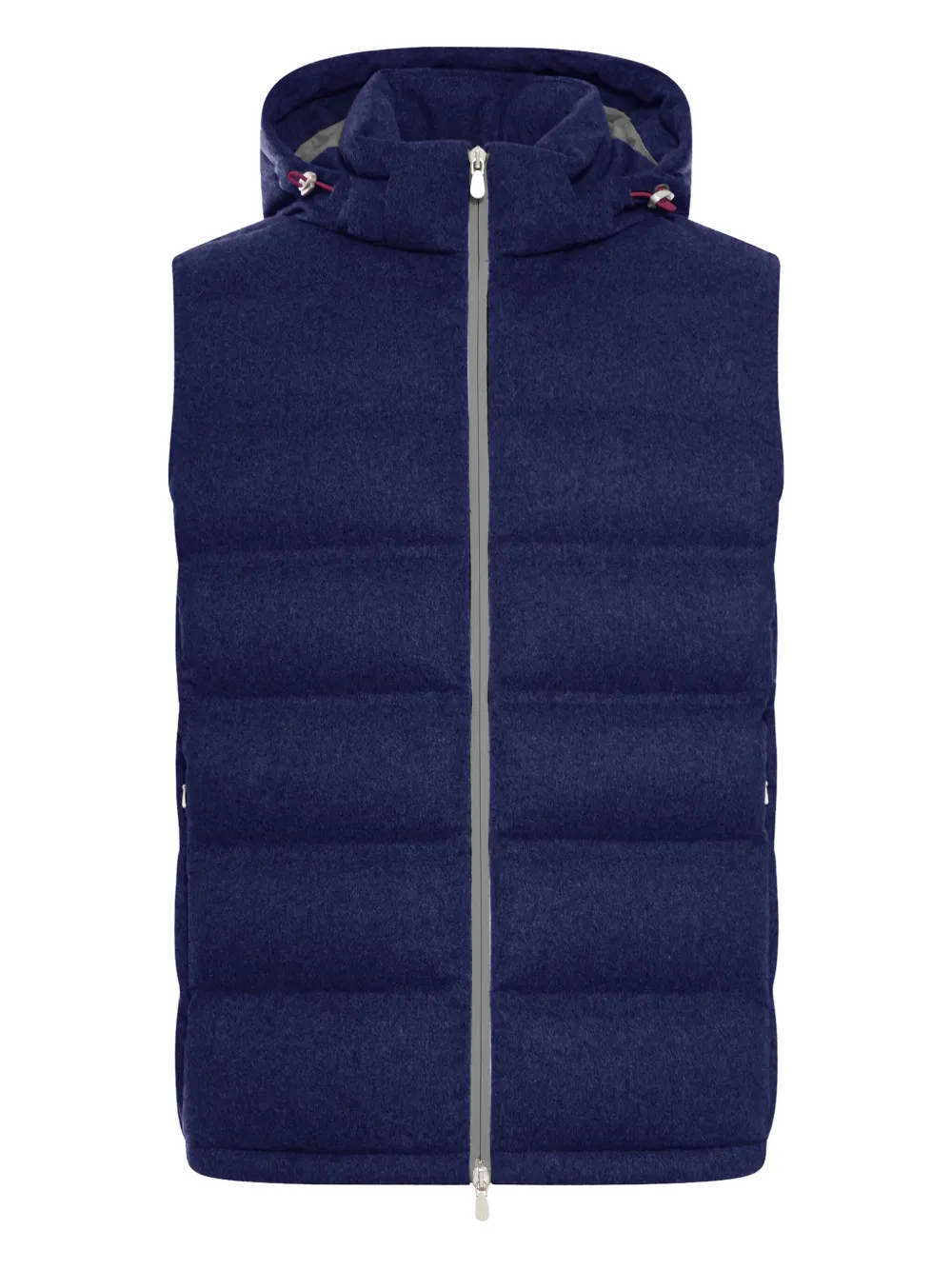 Brunello Cucinelli wool zip-up gilet | Blue | Image 1