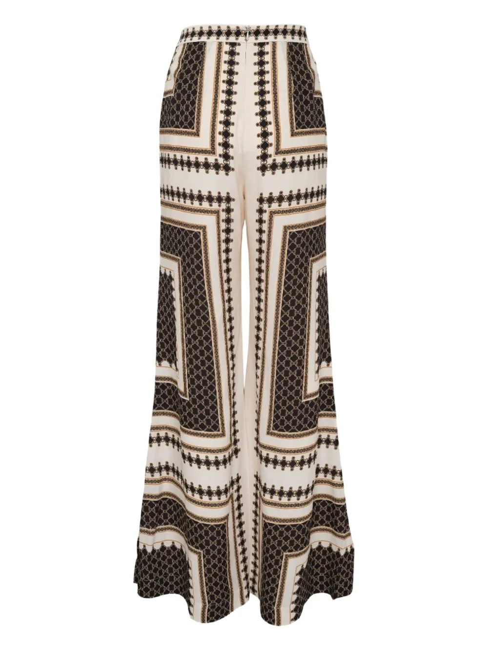 ZIMMERMANN geometric-print trousers | Neutrals | Image 1