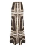 ZIMMERMANN geometric-print trousers - Neutrals