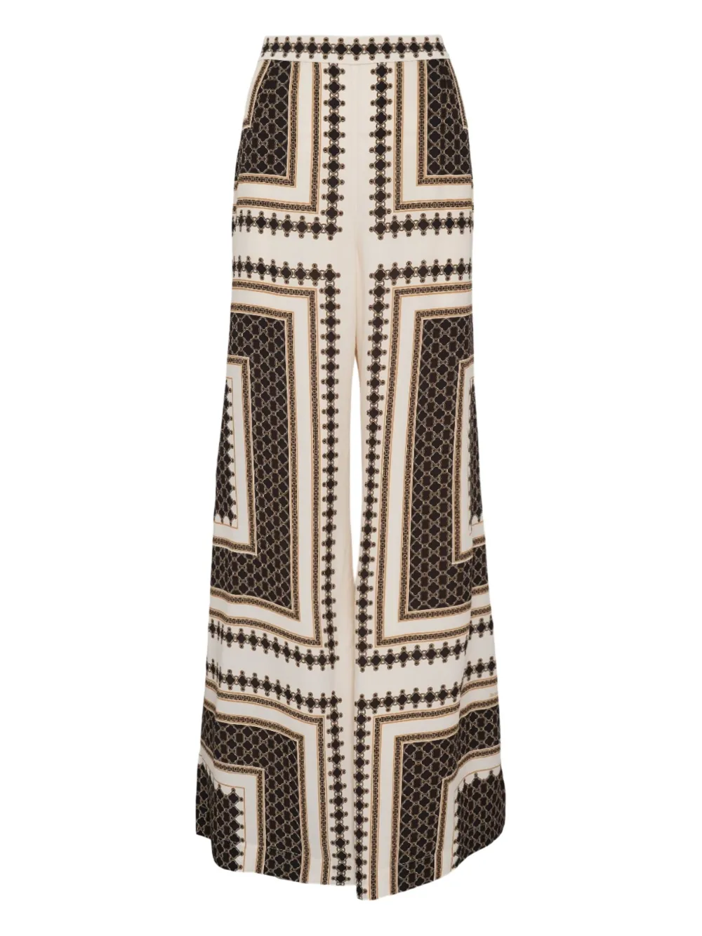 ZIMMERMANN geometric-print trousers - Beige