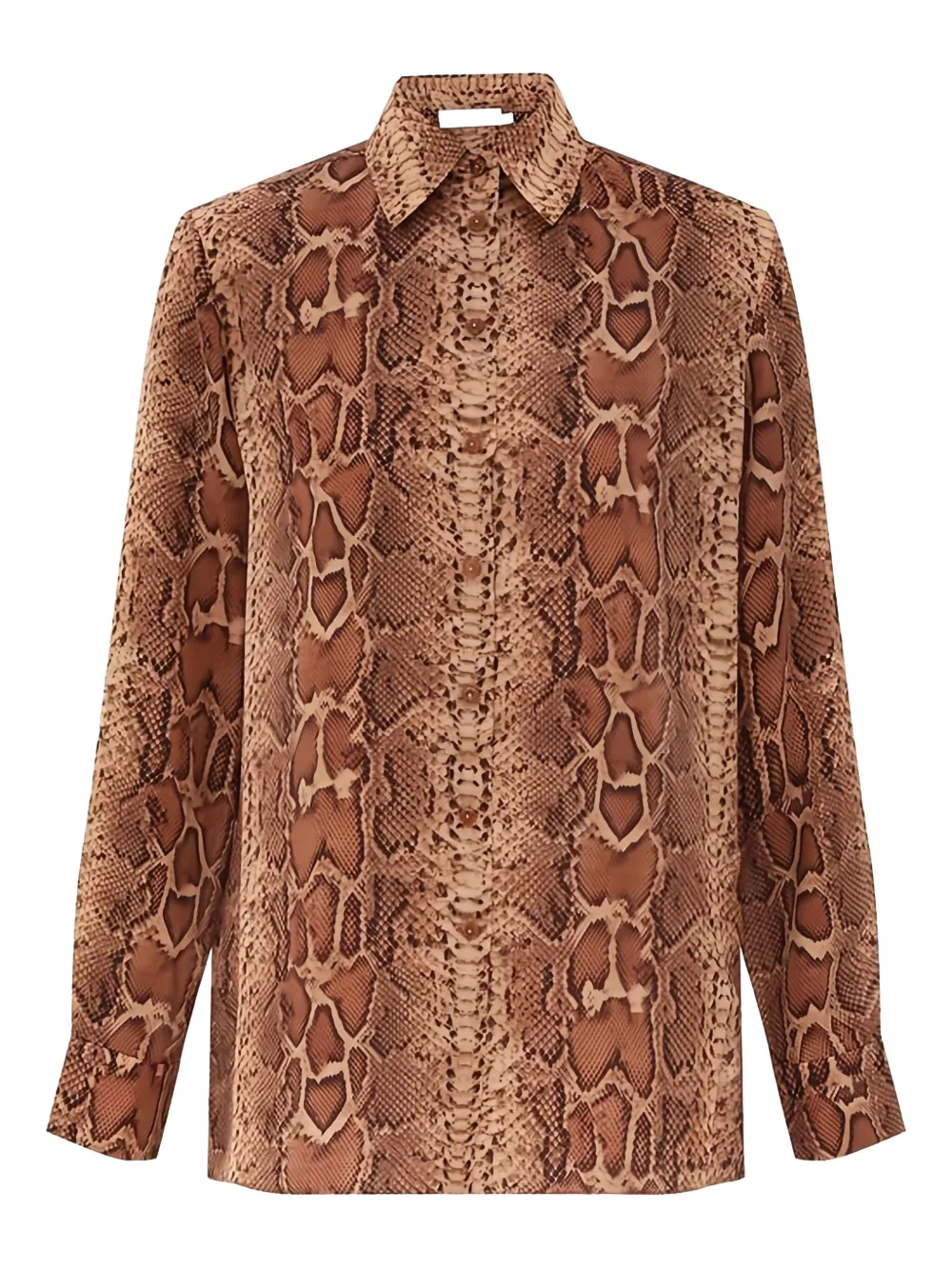 ZIMMERMANN snake-print shirt | Brown | Image 1