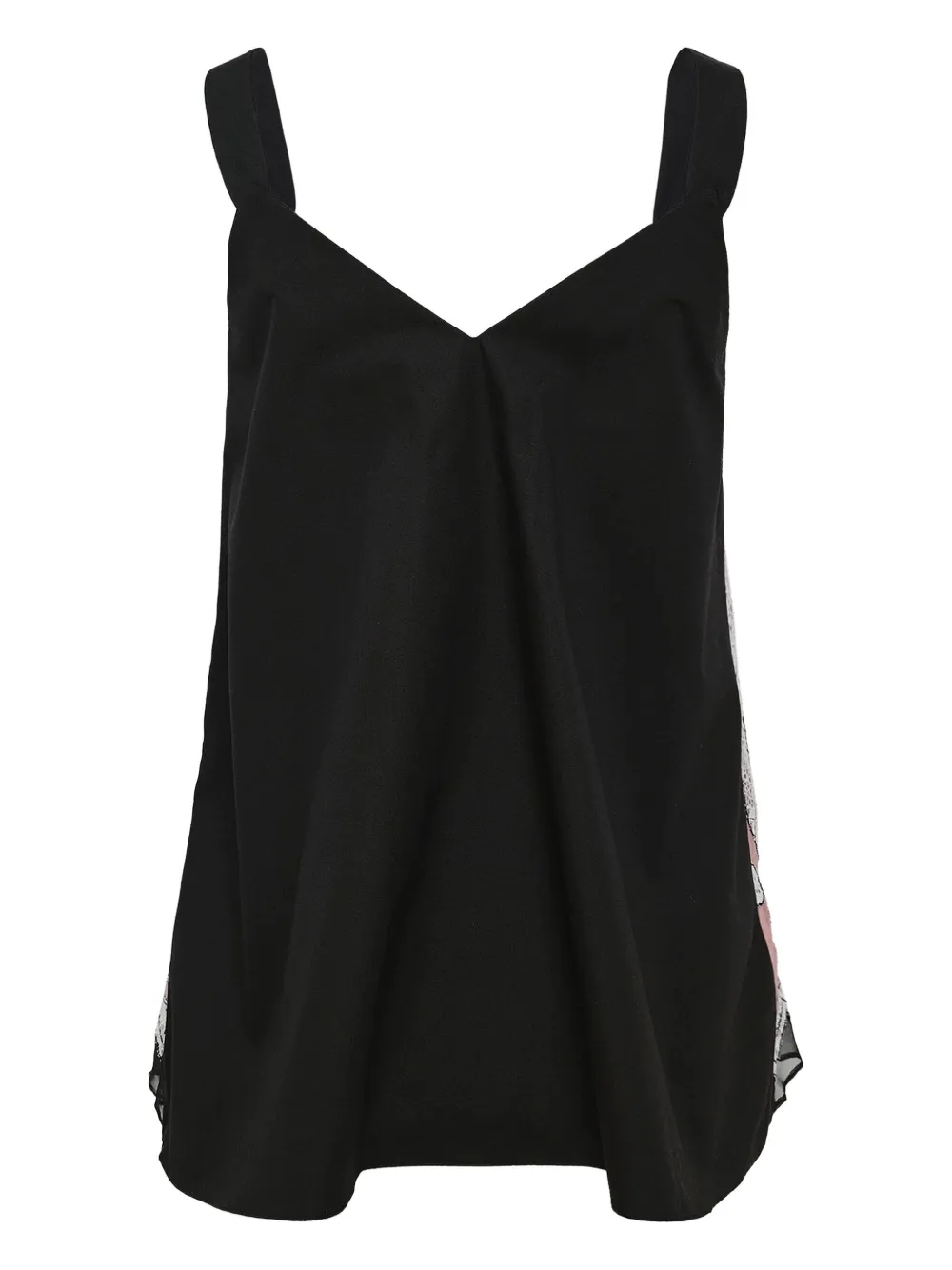 Biyan Canotta in cotone con ricamo - Rosa