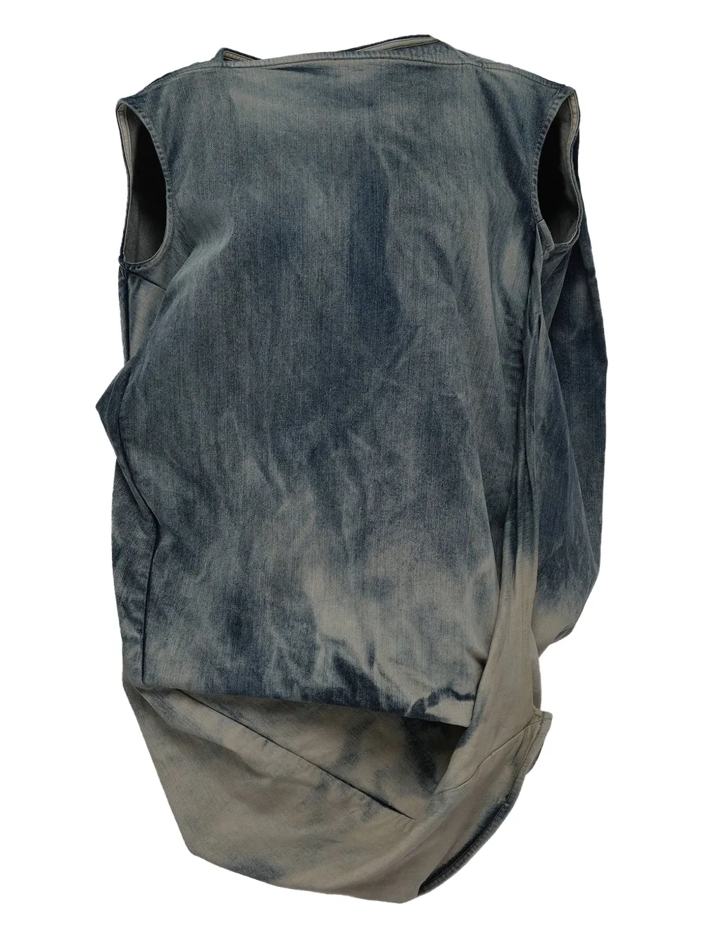 Rick Owens Degrade Sleeveless Top In Blue