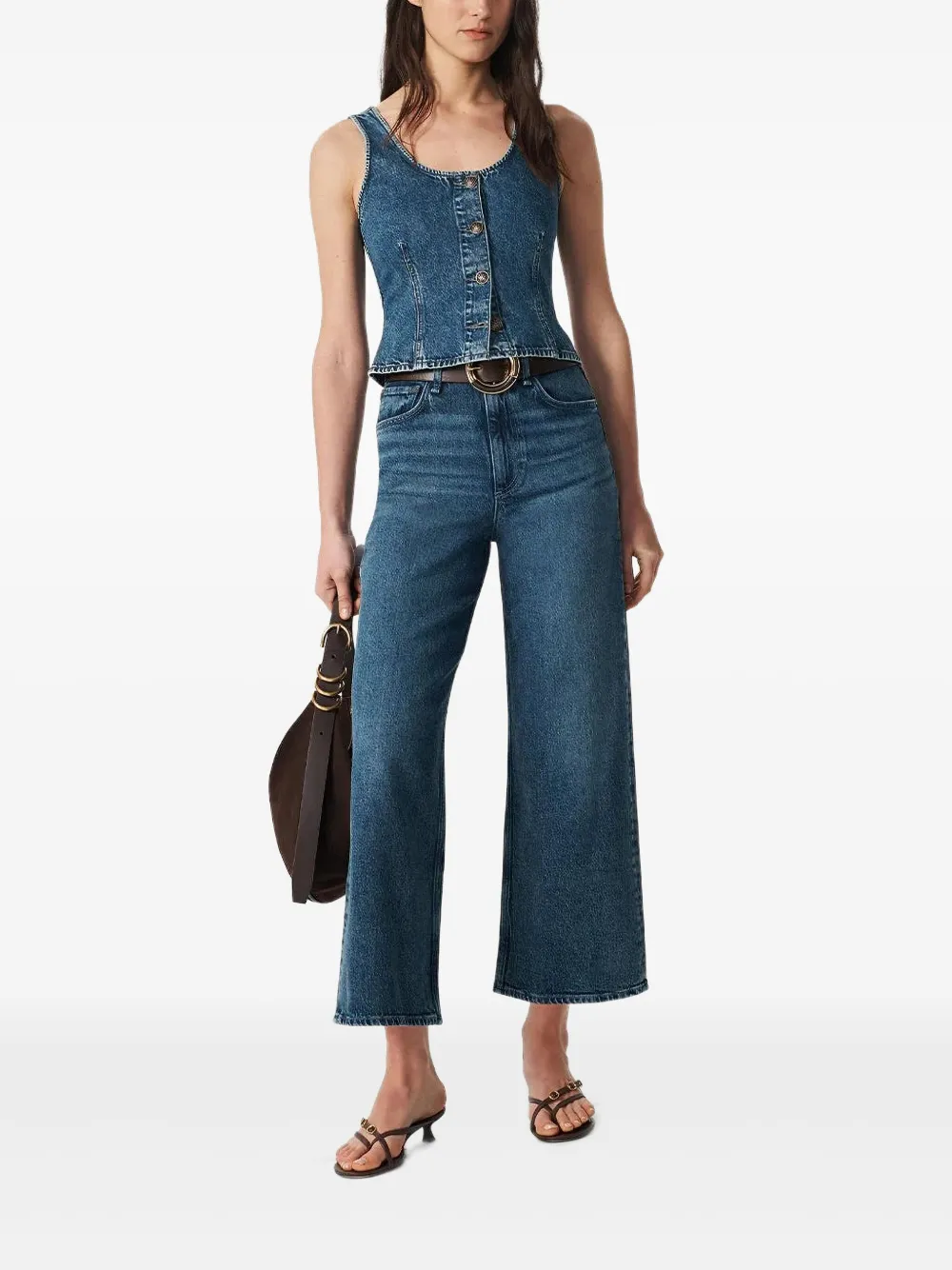 rag & bone Poppy denim top | Vests & Tank Tops | Image 2