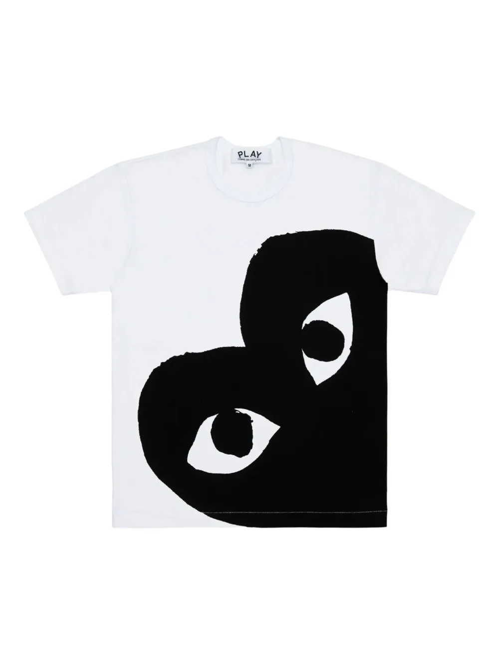 Comme Des Garçons Play Heart-print T-shirt In White