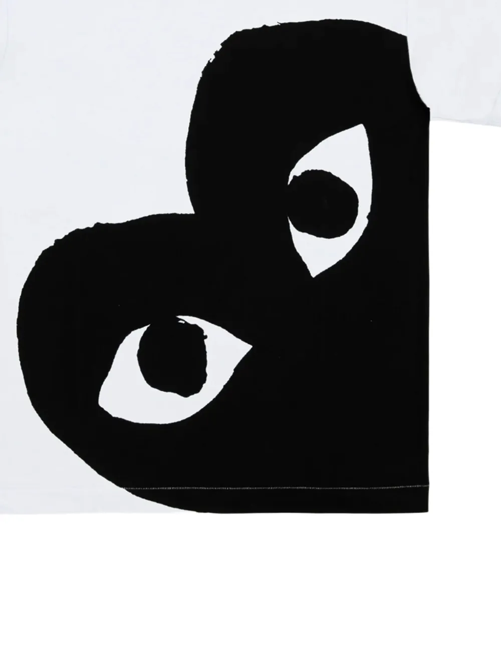 Comme Des Garçons Play T-shirt met print Wit