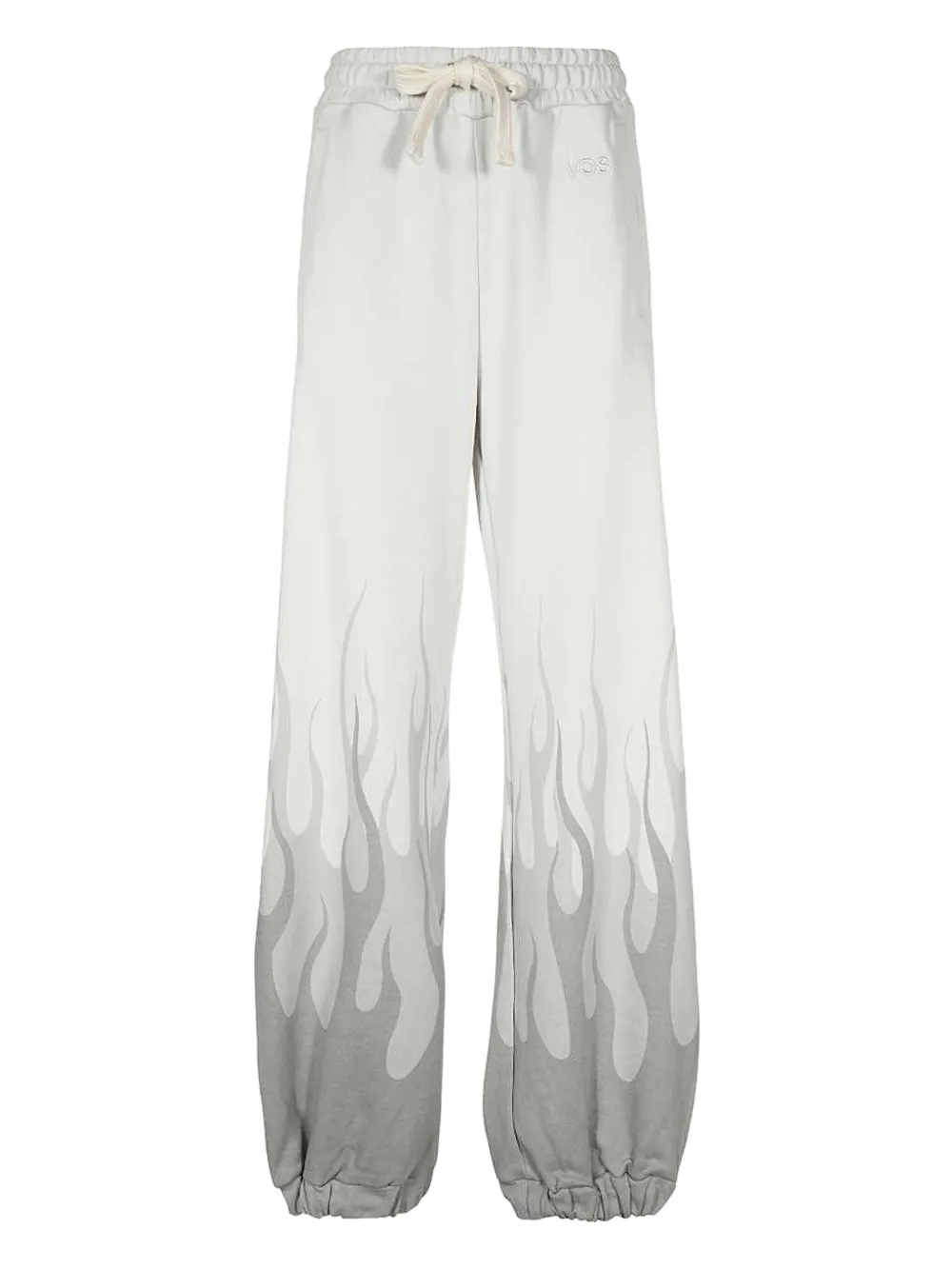 Vision Of Super flame-print drawstring trousers | Grey | Image 1