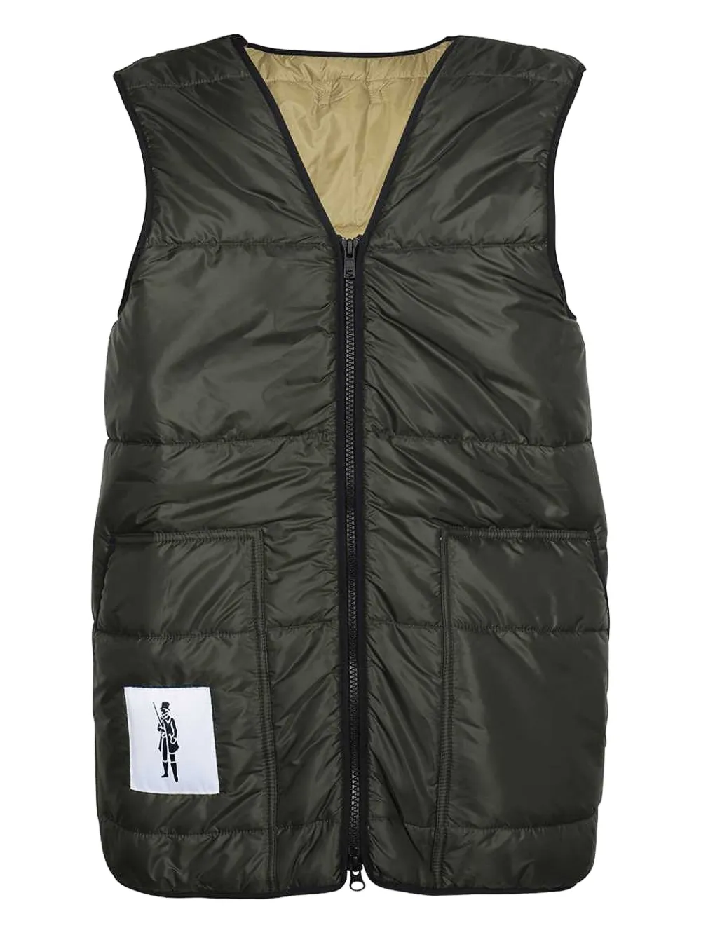 Mackintosh quilted padded gilet | Green | Image 1
