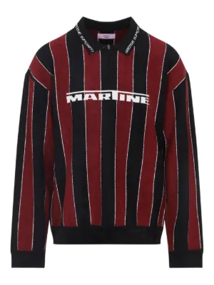 Martine Rose ストライプ長袖ポロシャツ XS Martine Rose ストライプ長袖ポロシャツ XS - メルカリ