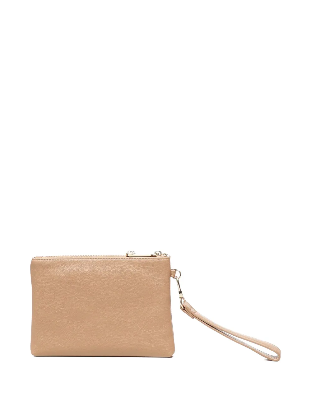 V73 Logo-lettering Clutch Bag In Neutral