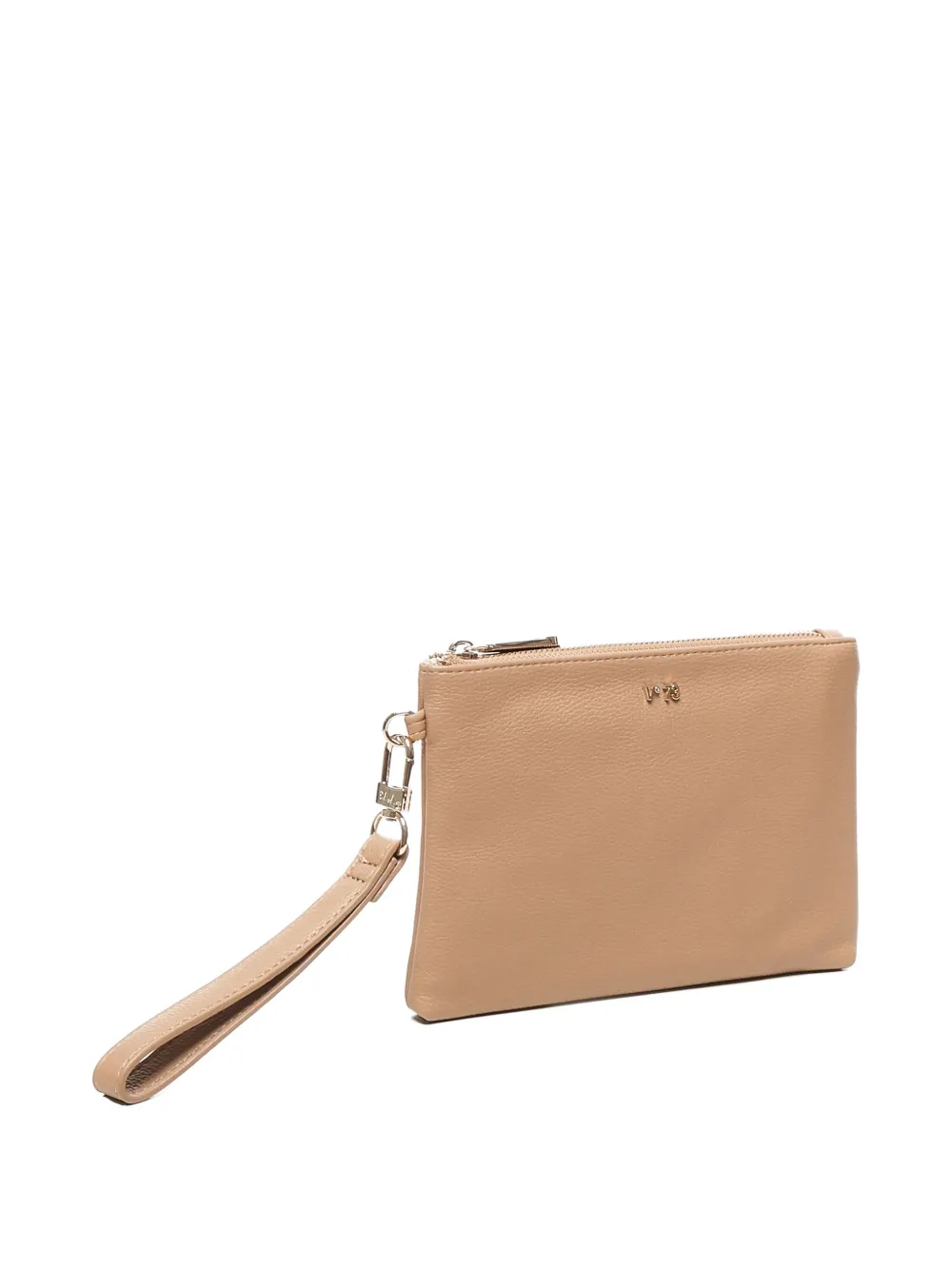 V73 Logo-lettering Clutch Bag In Neutral