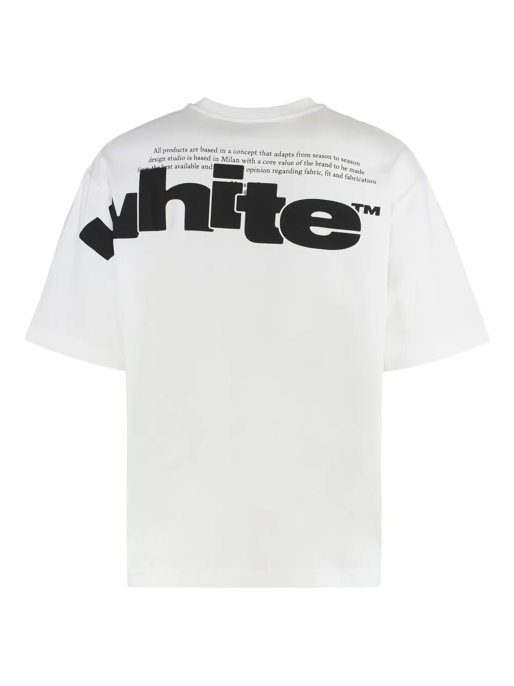 Off-White T-shirt met logoprint - Wit