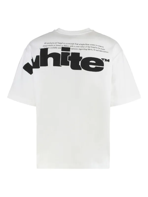Off-White logo-print T-shirt White FARFETCH IN - Main Image