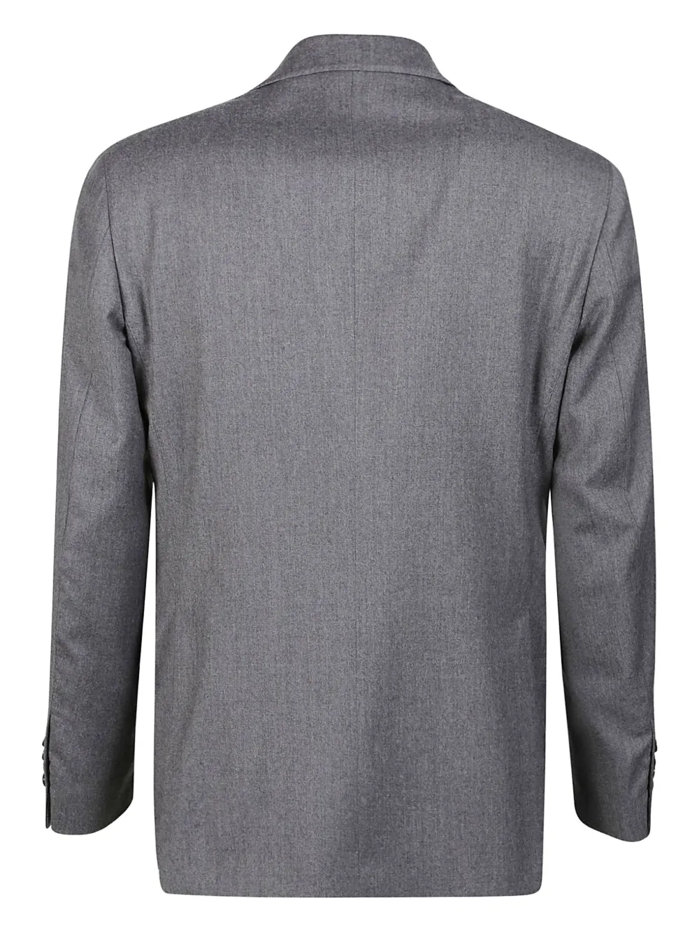 Lardini Buttoned Wool Suit In Gray