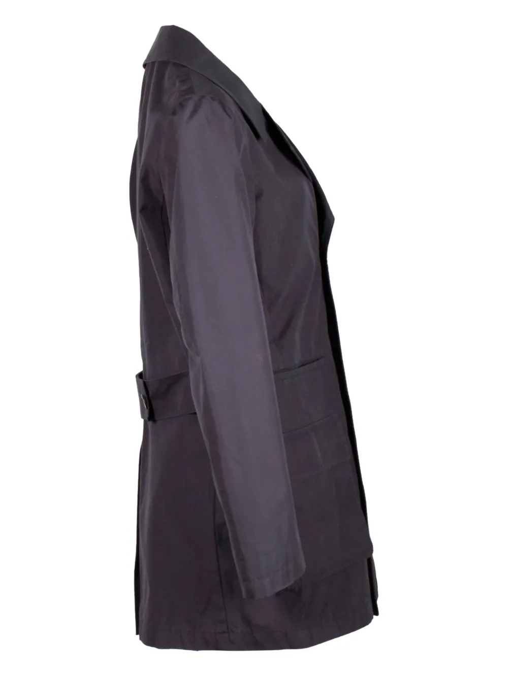 Pre-owned Valentino Garavani Double-breasted Coat In Blue Wool