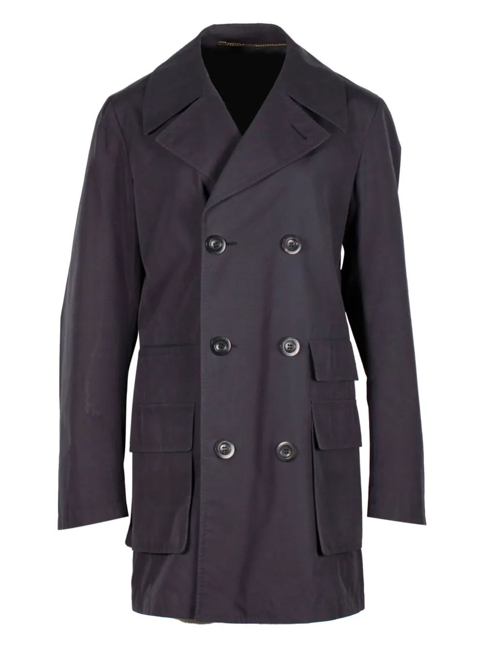 Valentino Garavani Pre-Owned double-breasted wool coat | Blue | Image 1