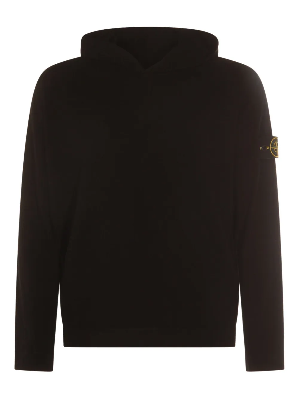 Stone Island ロゴ パーカー - ブラック Stone Island ロゴ パーカー - ブラック