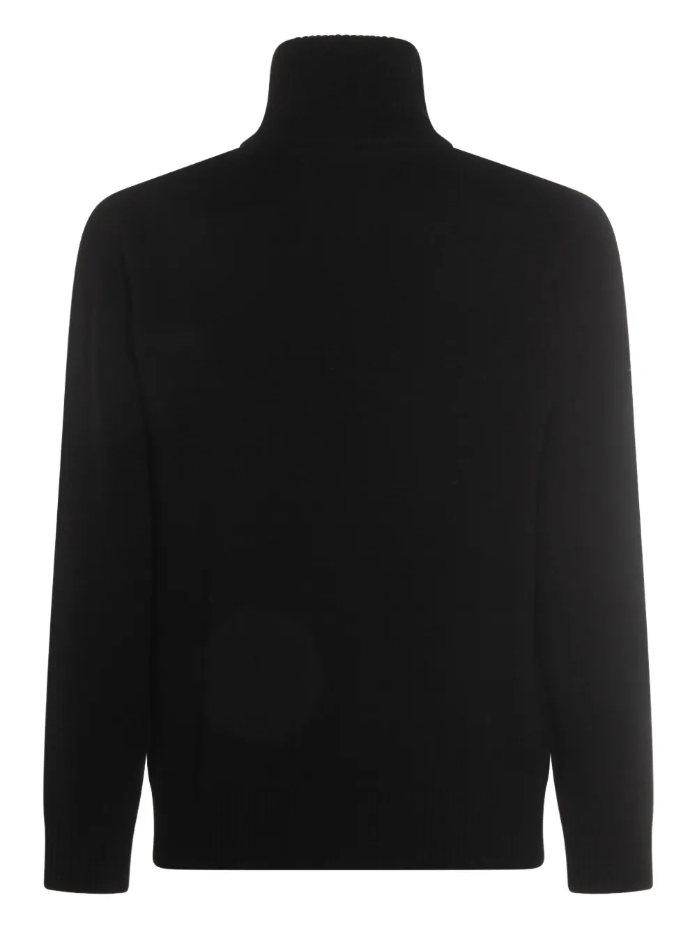 Altea zip-fastening sweater - Zwart