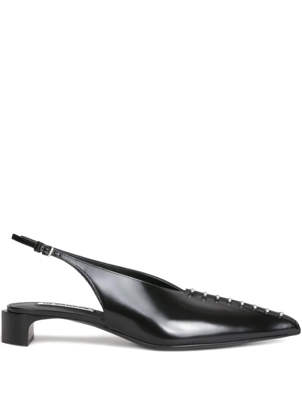 Jil Sander studded slingback pumps | Black | Image 1