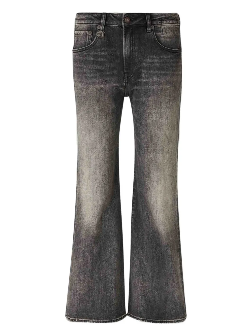 R13 faded cotton jeans | Black | Image 1