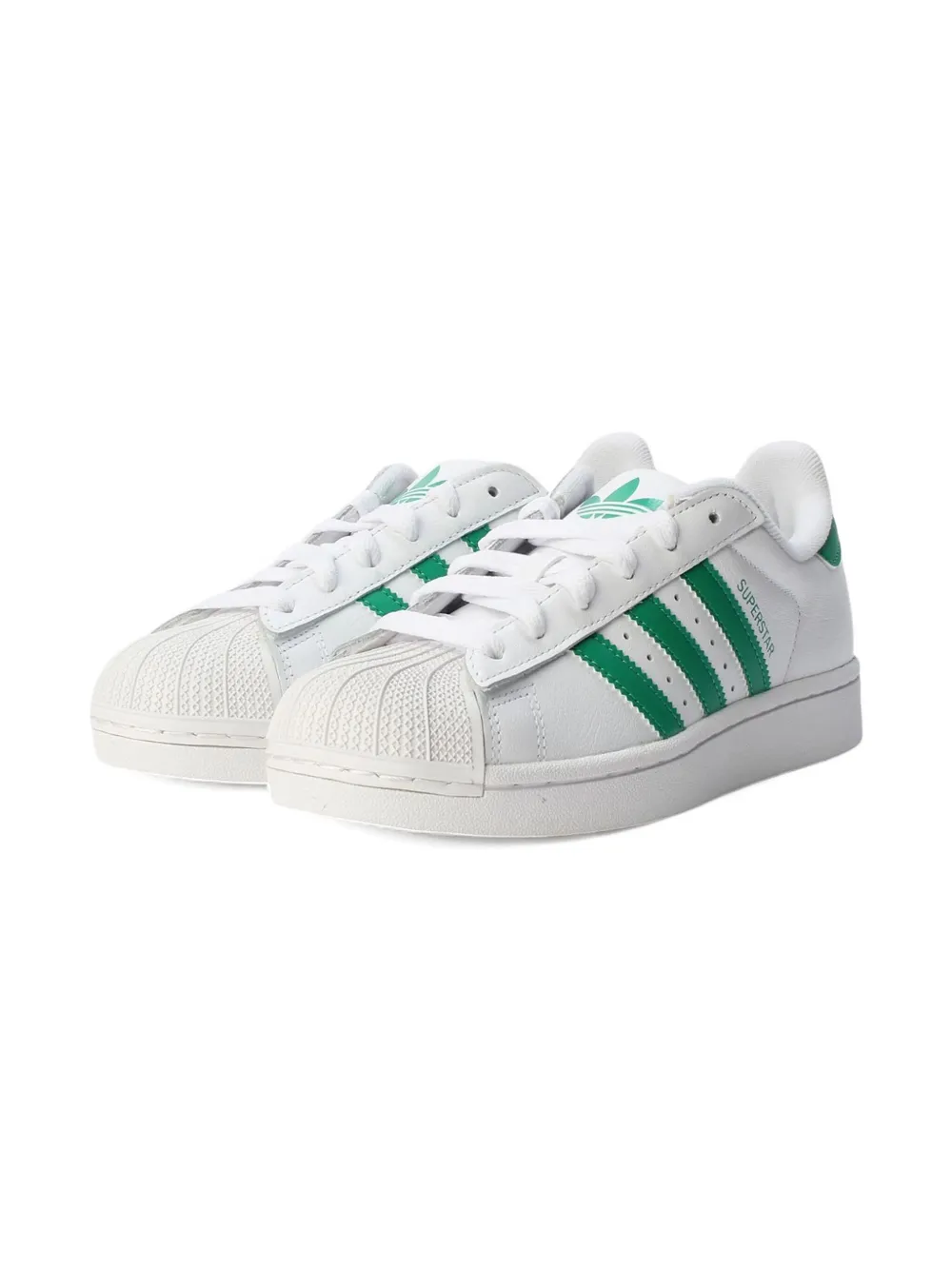 Adidas Kids Superstar II J "White Green" sneakers
