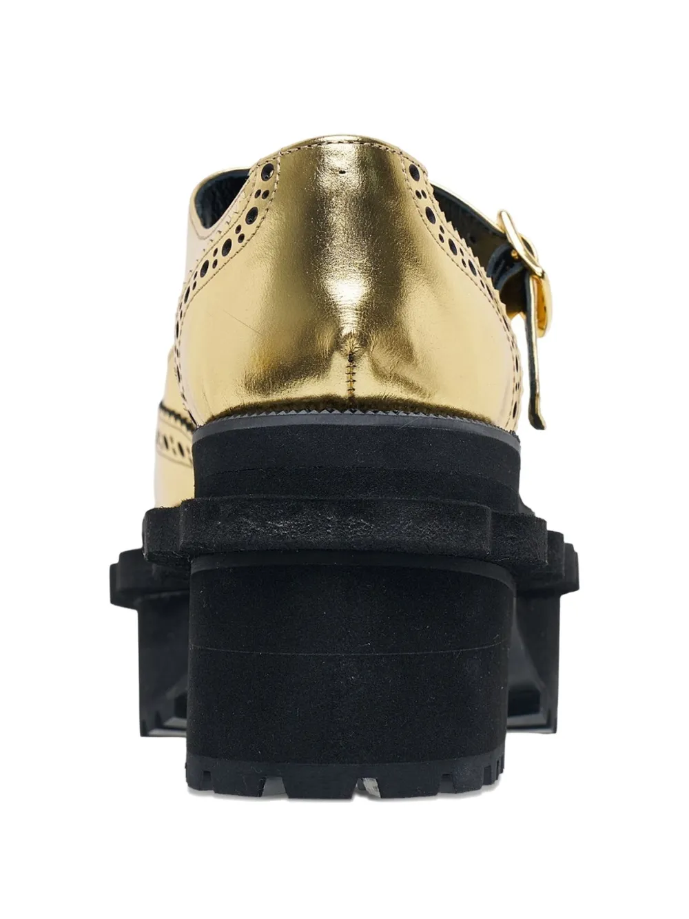 Comme des Garçons TAO Steer Foiled brogue sneakers Goud