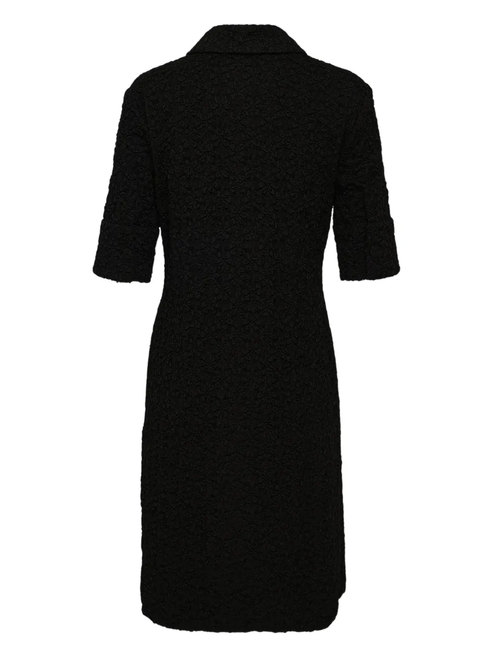 Jil Sander crew-neck midi dress - Zwart