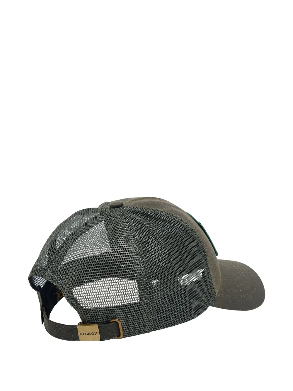 Junya Watanabe MAN Oxford mesh trucker cap - Groen