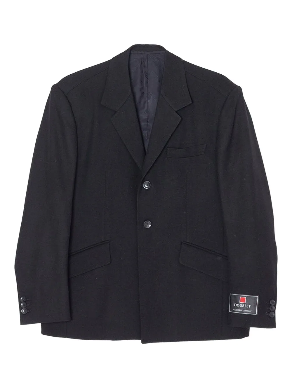 Doublet buttoned tailored jacket | Black | Image 1