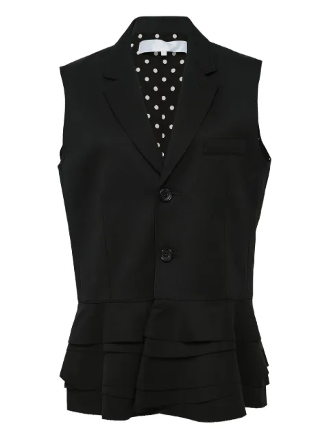 Comme des Garçons TAO ruffled peplum waistcoat