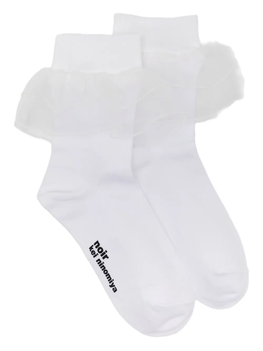 Noir Kei Ninomiya calcetines con volantes | blanco | Image 1