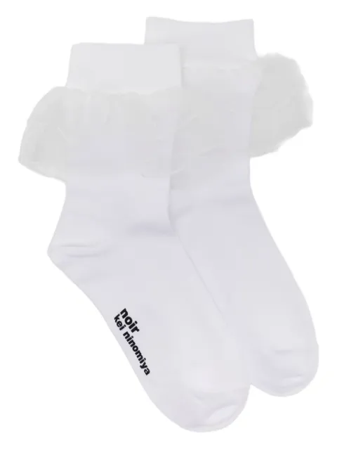 Noir Kei Ninomiya ruffled socks