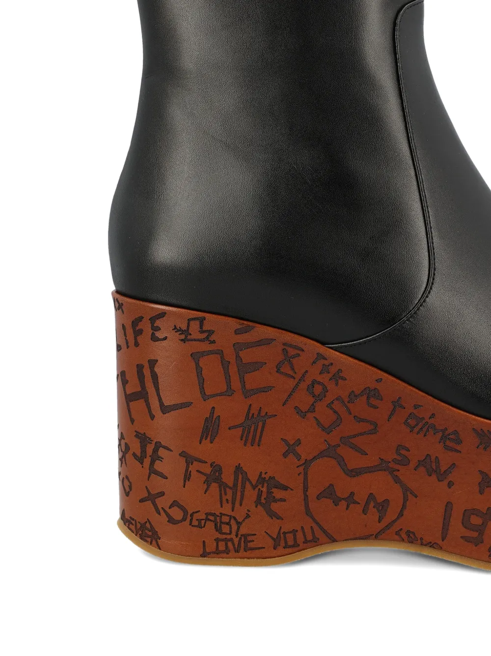 Chloé 80mm Maxime boots Black