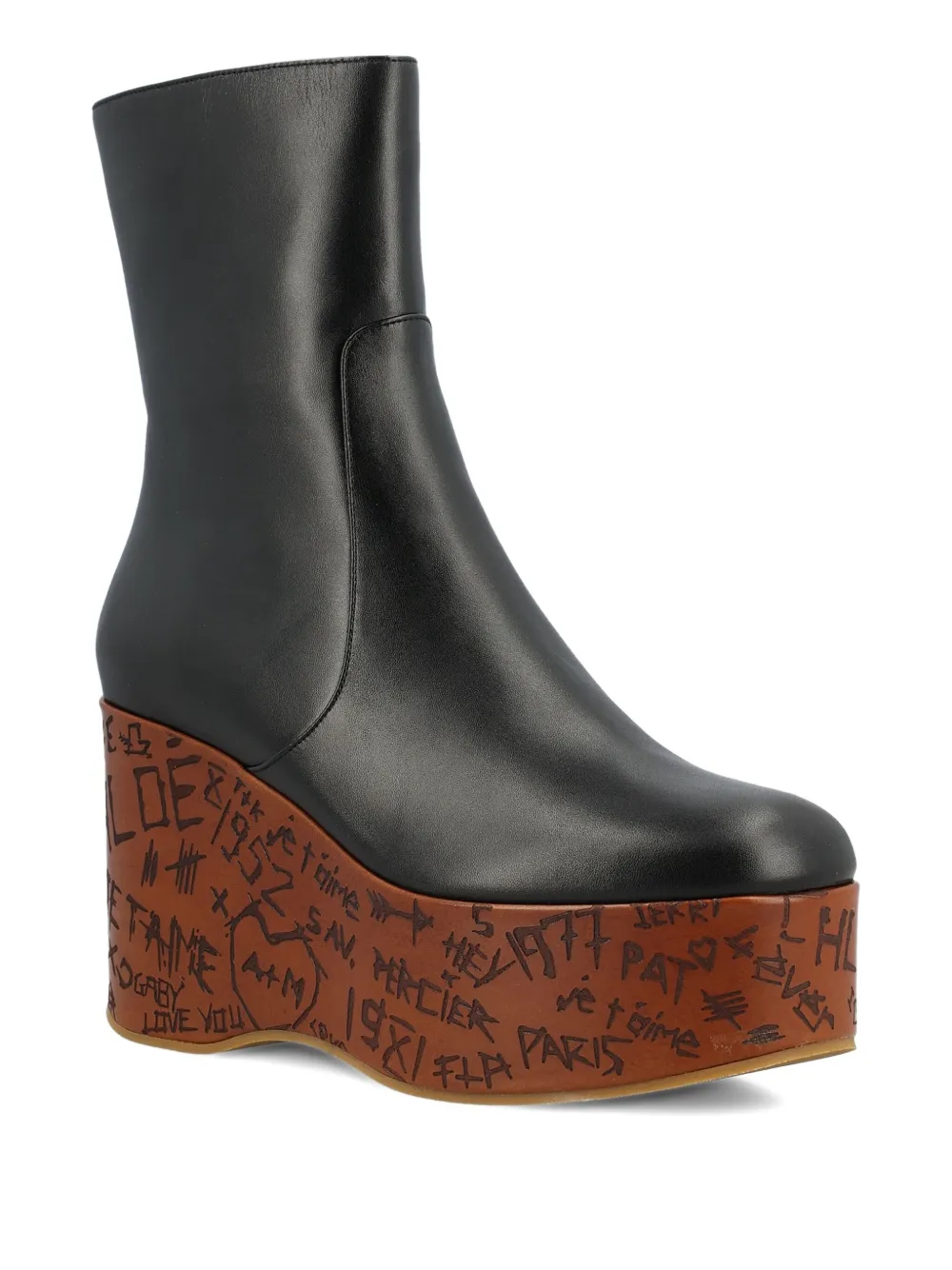 Chloé 80mm Maxime boots Black