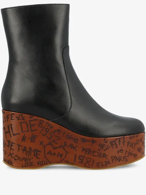Chloé botas Maxime con tacón 80mm
