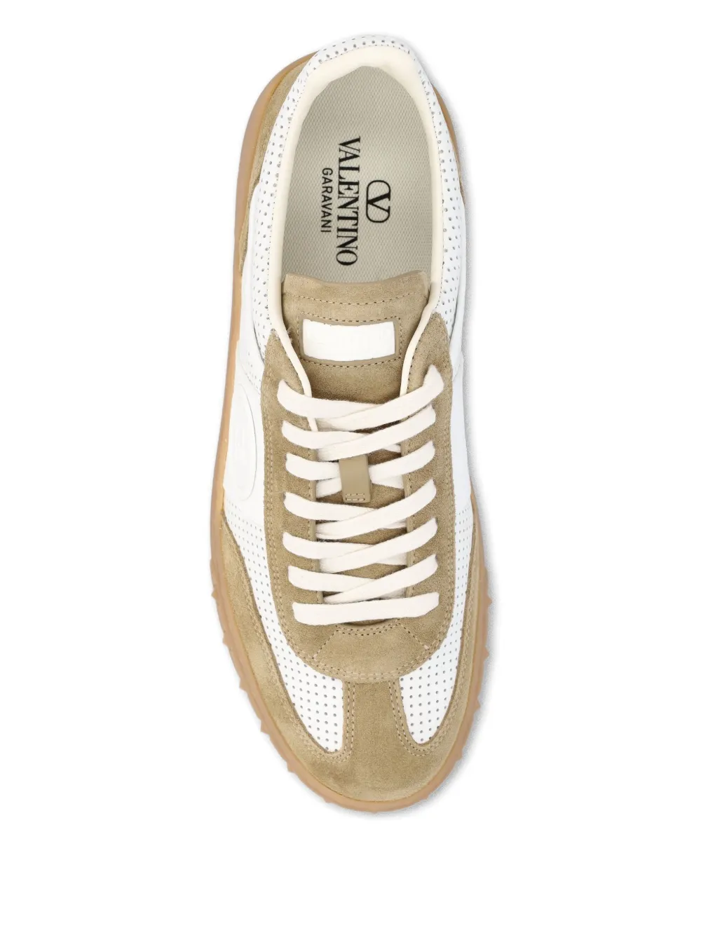 Valentino Garavani perforated leather sneakers White