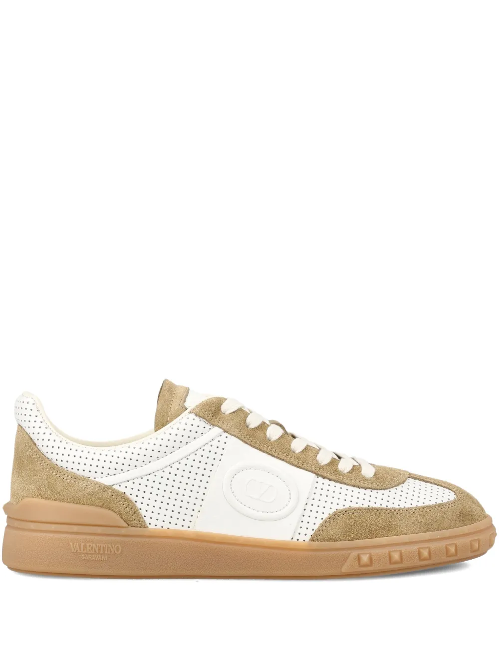 Valentino Garavani perforated leather sneakers White