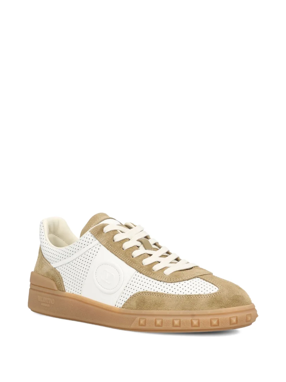 Valentino Garavani perforated leather sneakers White