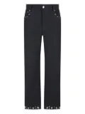 Valentino Garavani pocket-detail studded trousers - Blue