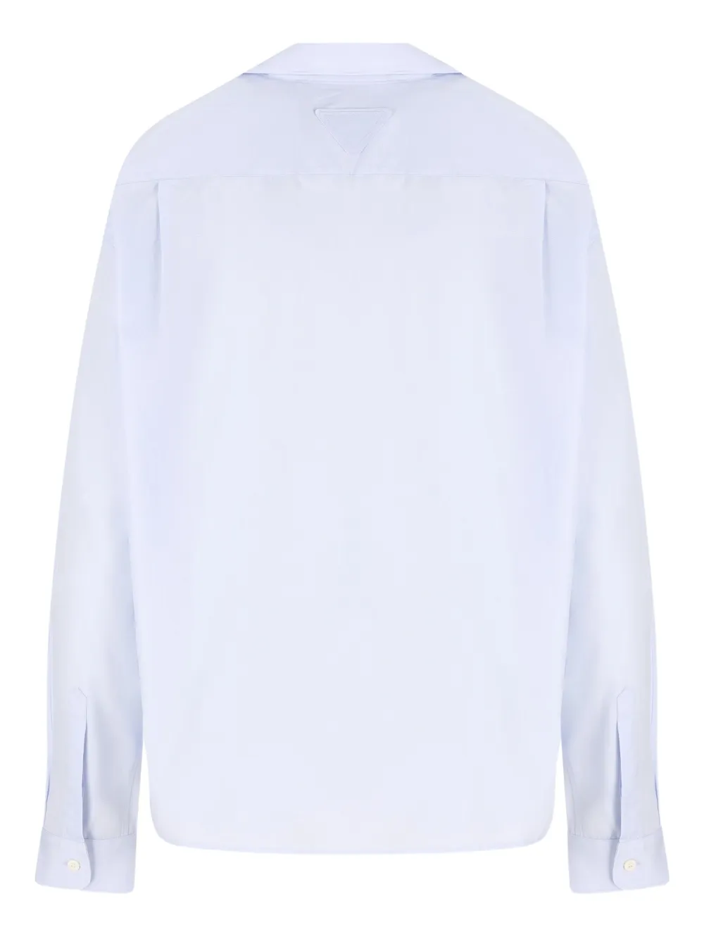 Prada blouse met veterdetail - Blauw