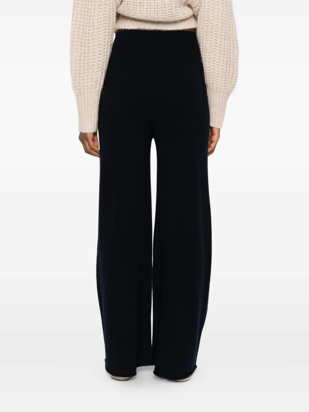 Vanisé Wide-leg Trousers In Black